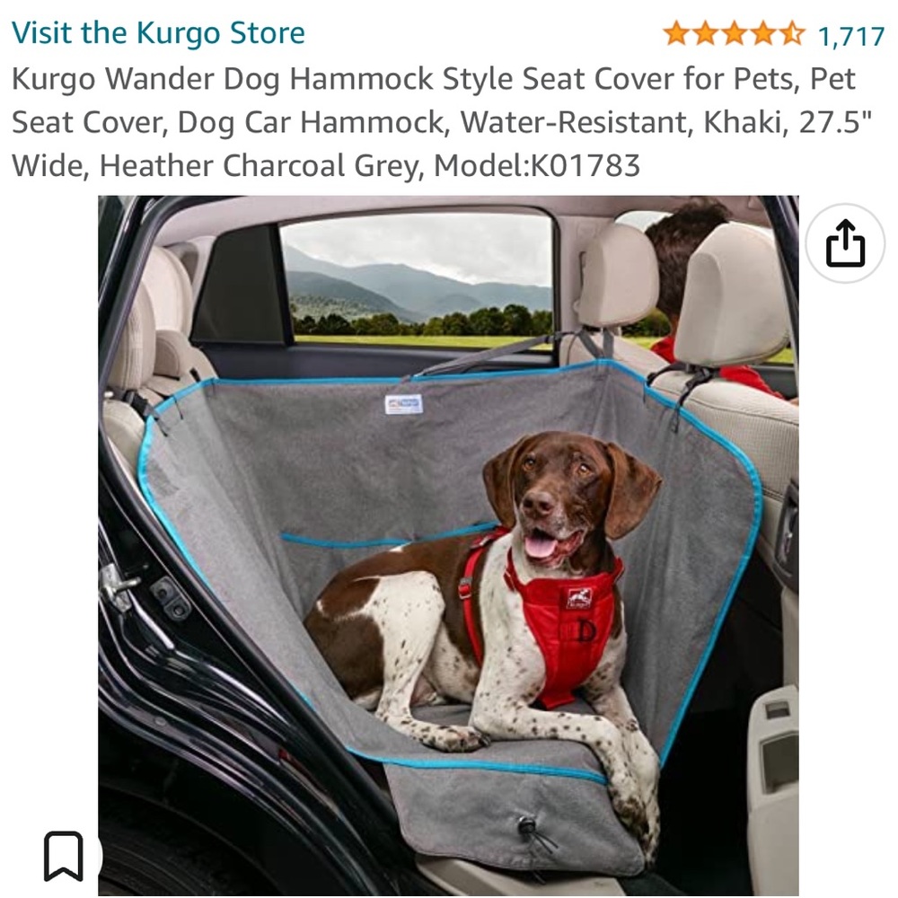 Kurgo Half Hammock For Dogs